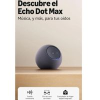 Amazon Alexa Echo Dot Max Asistente Virtual Sonido Envolvente Negro