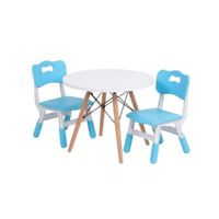 PACK de 2 Sillas Grecia KIDs Celeste   + Mesa Modelo Sofia niño