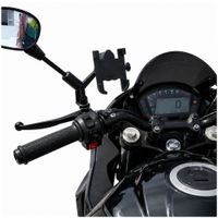 Soporte Celular de Aluminio para Moto con Cargador Carga Rápida USB