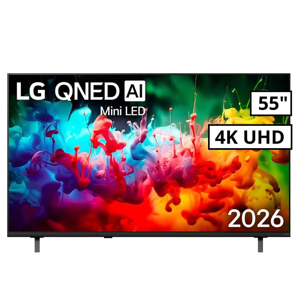 TELEVISOR LG 55 QNED MINILED SMART TV THINQ AI WEBOS HUB 4K UHD 2026 - 55QNED65BSA