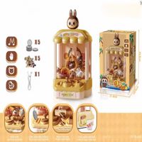 Máquina Garra Atrapa Juguetes con Luz y Sonido Incluye Monedas y Peluches