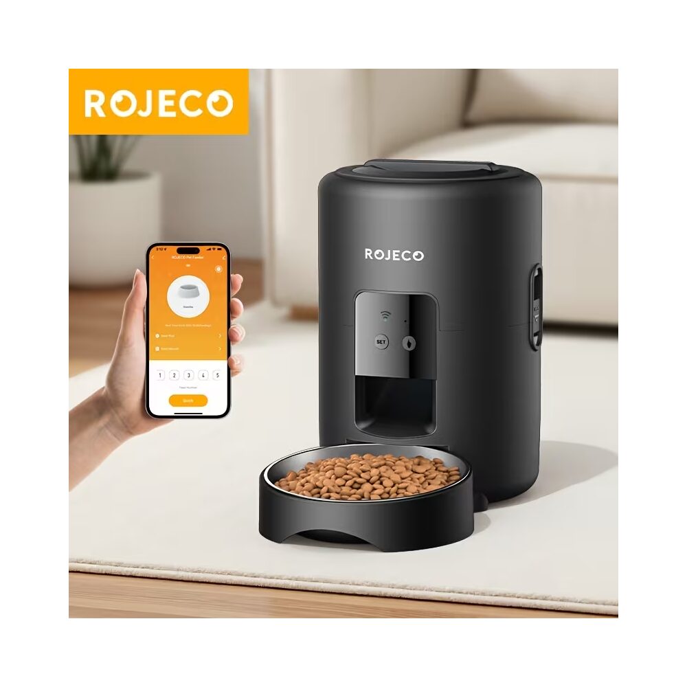 Dispensador Automático de Comida para mascotas Wifi 2 L