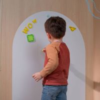 Pizarra Adhesiva Infantil PZR Arco Blanco Magnético 116x60cm