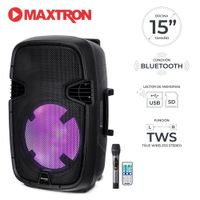 Parlante Maxtron Scadiun MX 1500 ACT Directo AC 01 Micro USB SD BT TWS