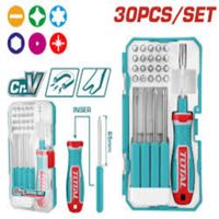 SET DE DESTORNILLADOR  30PCS INTERCAMBIABLE MAGNETICO INC ESTUCHE  TOTAL