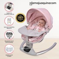 Mecedora Eléctrica para Bebés LUXE NEW Colección Exclusiva Light Pink