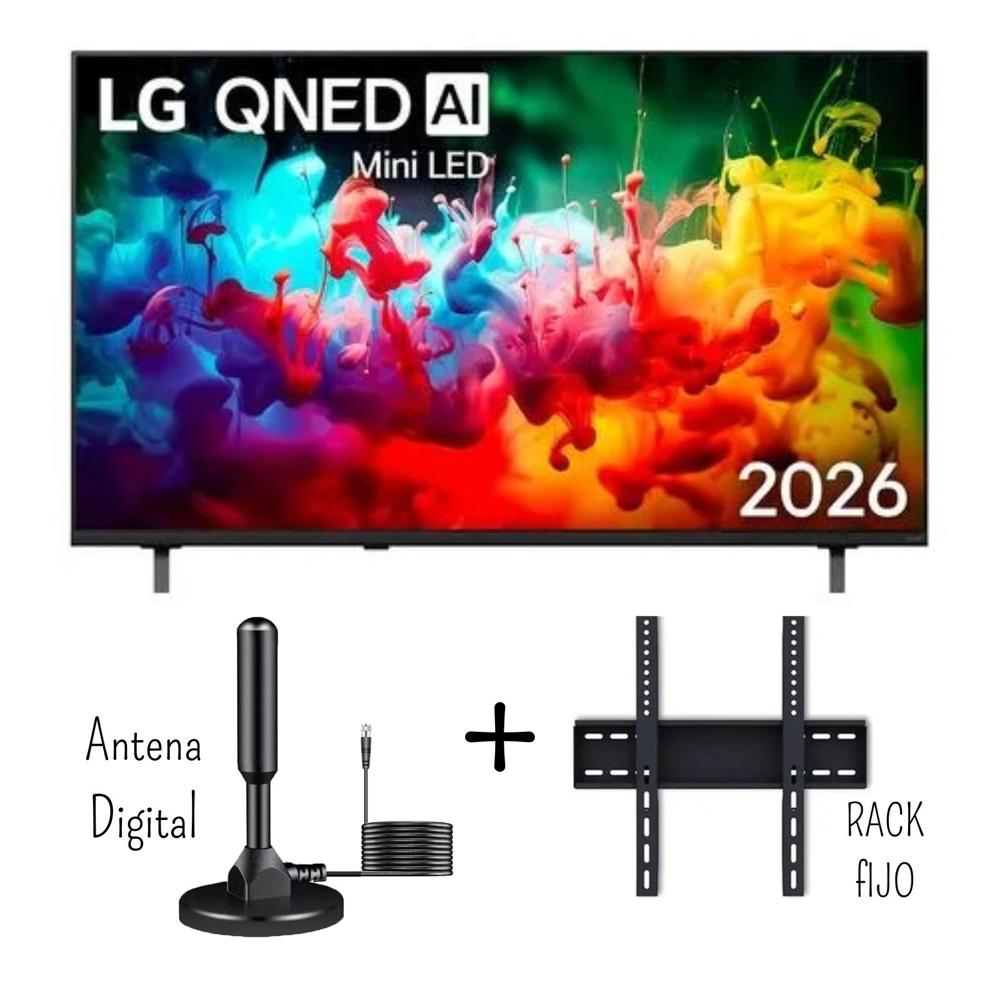 Televisor LG 55 Pulgadas QNED Mini Led WebOS 55QNED65BSA - Antena digital - Rack 2026