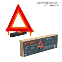 Triangulo Reflectivo de Seguridad Plegable 11"" 29 cm Truper TRISE-290