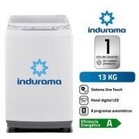 Lavadora Automática Indurama 13Kg LRI-13BLA Carga Superior Blanco