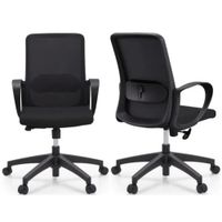Silla Lacoste Negro Giratoria - Ziyaz
