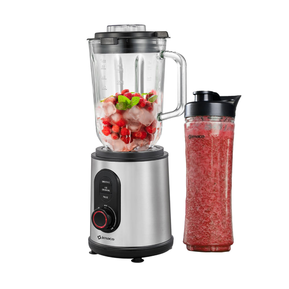 Licuadora Acero Imaco BLS1260 1.5 Litros 1200w VV con Vaso To Go