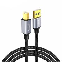 Cable USB 2.0 para impresora 3 M NETCOM 480Mbps USB A a USB B
