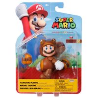 Figura Articulada Super Mario - Mario Tanooki 10 cm