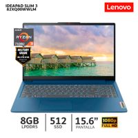 Laptop Lenovo IdeaPad Slim 3 15AMN8 Ryzen 3 7320U 8Gb Ram 512Gb SSD 15.6 FHD-82XQ00WWLM