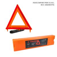 Triangulo Reflectivo de Seguridad Plegable 17” 44 cm Truper TRISE-435