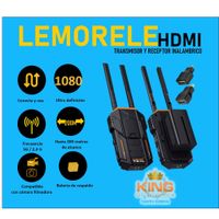 TRANSMISOR Y RECEPTOR INALAMBRICO HDMI R100