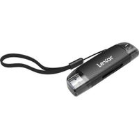 Lector de tarjetas Lexar Dual-Slot USB-AC para SD y microSD