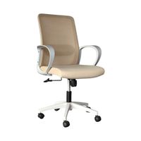 Silla Lacoste Bg Beige Claro Giratoria - Ziyaz