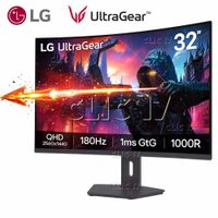 Monitor Gamer Curvo LG UltraGear 32G600A-B 32"" QHD 2K 180Hz 1ms FreeSync