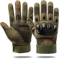 GUANTES PARA MOTO TACTICOS MILITAR VERDE TALLA M
