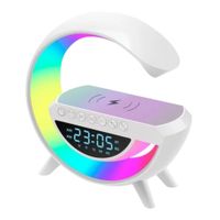 Lámpara G Parlante Bluetooth con Cargador Inalámbrico para Celulares