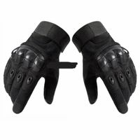 GUANTES PARA MOTO TACTICOS MILITAR NEGRO TALLA L