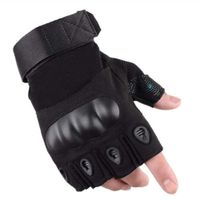 GUANTES MITONES TACTICOS NEGRO PARA MOTO TALLA M