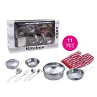 Set de Juguete de Cocina Ollas para Niñas 11 Piezas