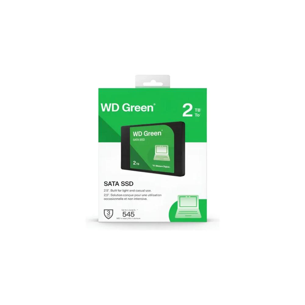 UNIDAD DE ESTADO SOLIDO WESTERN DIGITAL WD GREEN WDS200T5G0A 2TB 2.5 SATA III