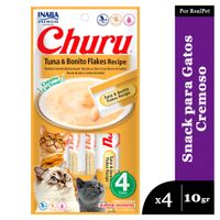 Snack Cremoso Gato Churu Atún y Hojuelas de Bonito 1 sobre