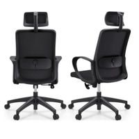 Silla Lacoste CCabezal Negro Giratoria - Ziyaz