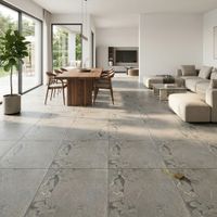 Piso Gress Cementicio Moonlit Beige 60x60cm 1.44m2 Celima