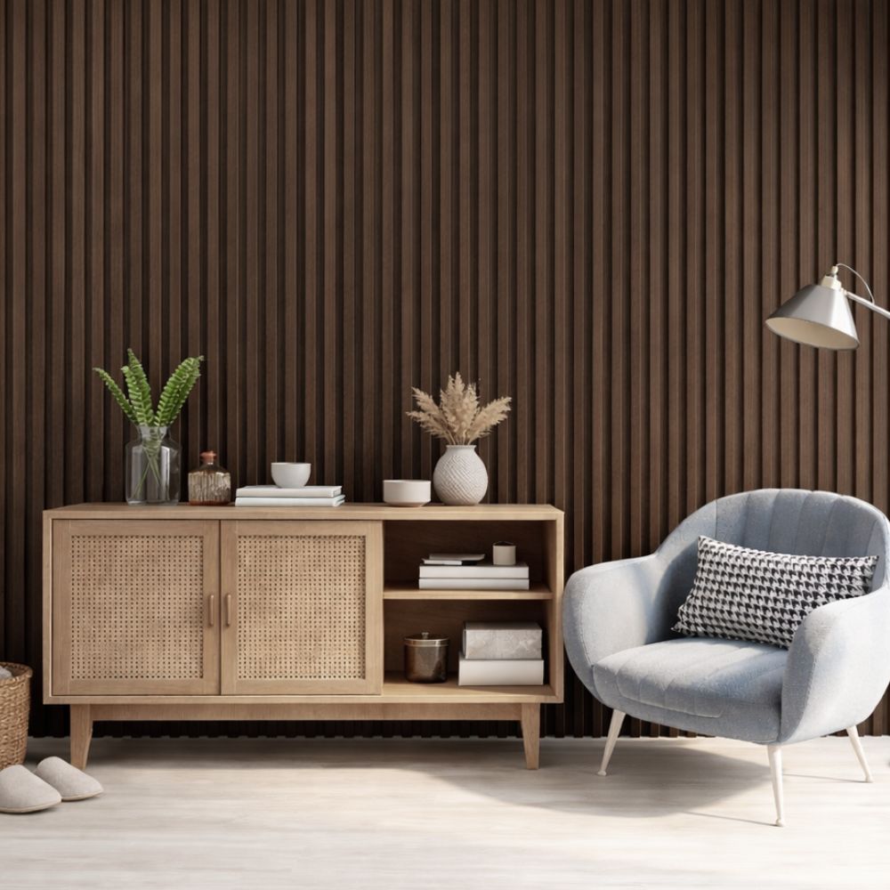 Wallpanel Wood Nogal 2.4*17 22mm 0.40m2
