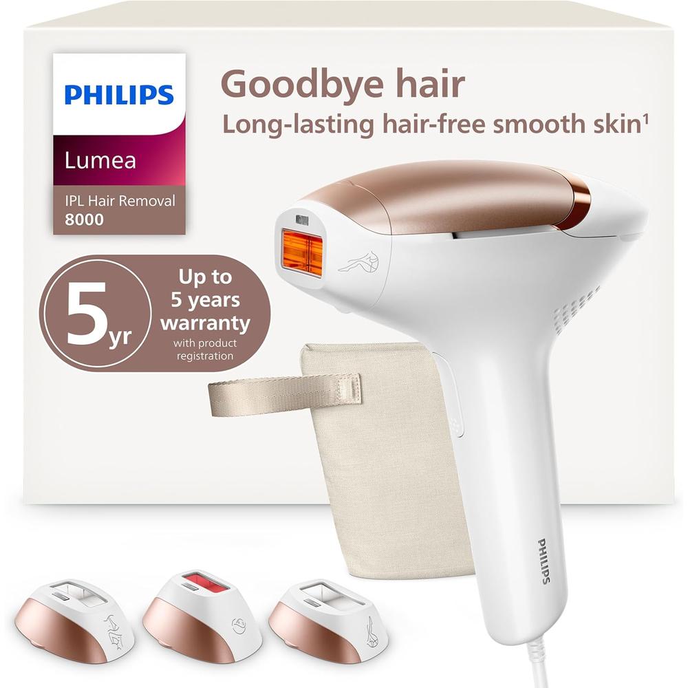DEPILADORA IPL PHILIPS LUMEA SERIES 8000 BRI937/03