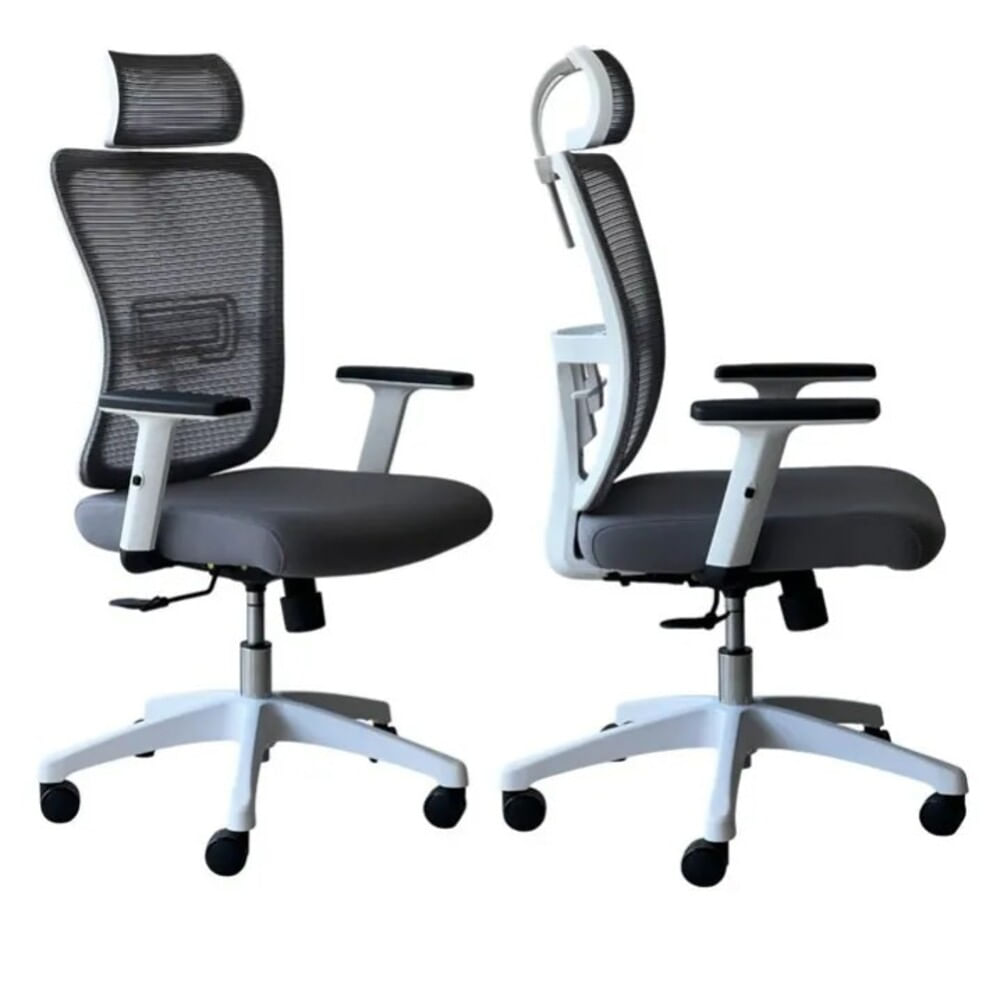 Silla Laterne Lux CCabez Gris Giratoria - Ziyaz