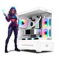 CPU Gamer AMD Ryzen 7 5700 32gb 500GB RTX5050 8GB Mipclista ryzen WHITE COMPUTADORA