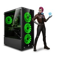 CPU GAMER RYZEN 5 9600X 16GB DDR5 500GB RTX5060 8GB GREEN MI PC LISTA - MIPCLISTA COMPUTADORA
