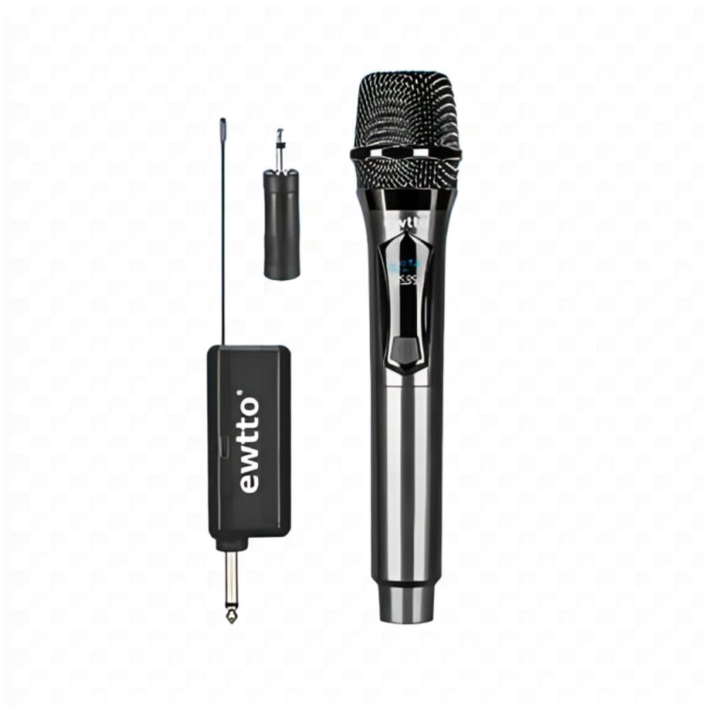 Micrófonos Inalámbricos EWTTO ET-Y7130 2.4GHz Karaoke Con Receptor