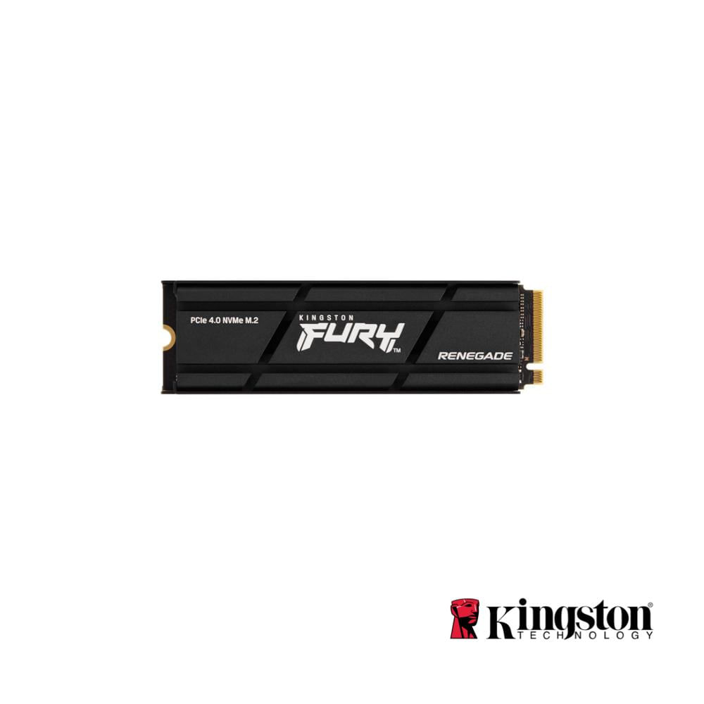 UNIDAD EN ESTADO SOLIDO KINGSTON FURY RENEGADE 1TB M.2 2280 PCIE 4.0 X4 NVME SSD CON DISIPADOR