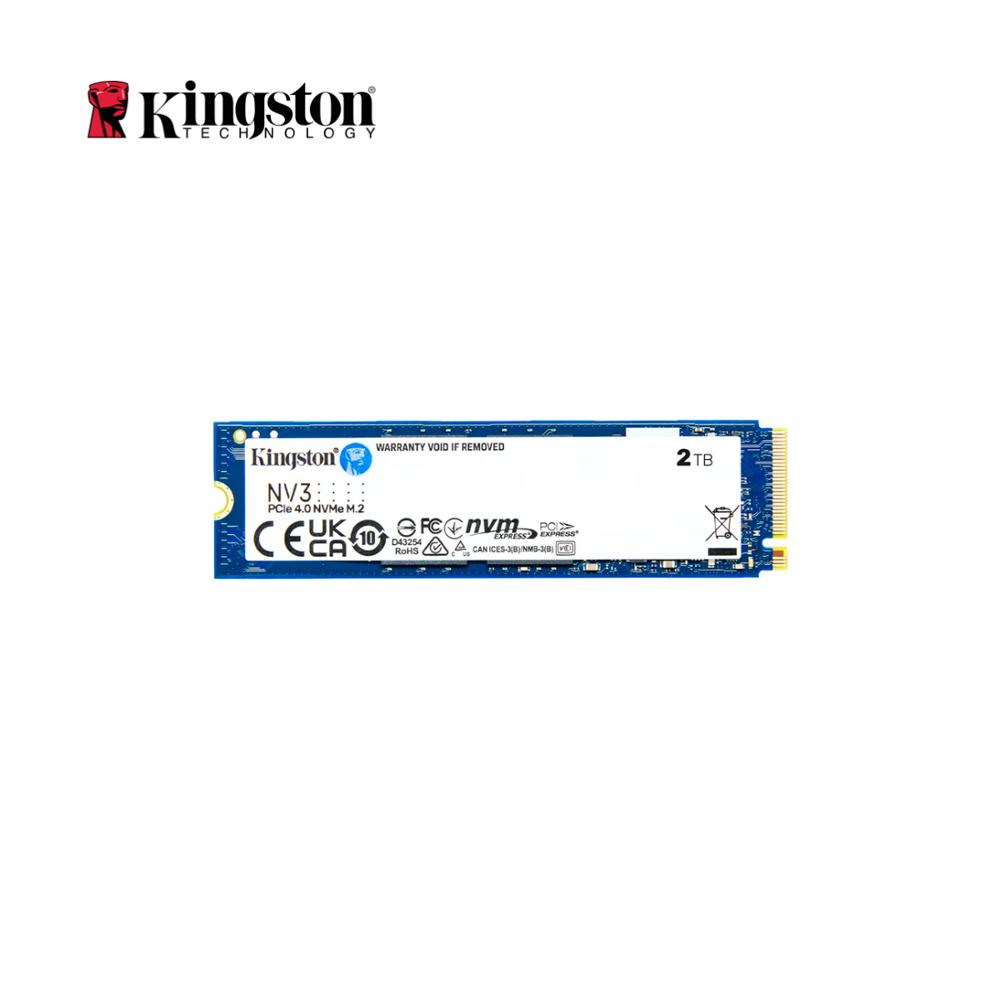 UNIDAD EN ESTADO SOLIDO KINGSTON NV3 2TB M.2 2280 PCIE 4.0 NVME SSD