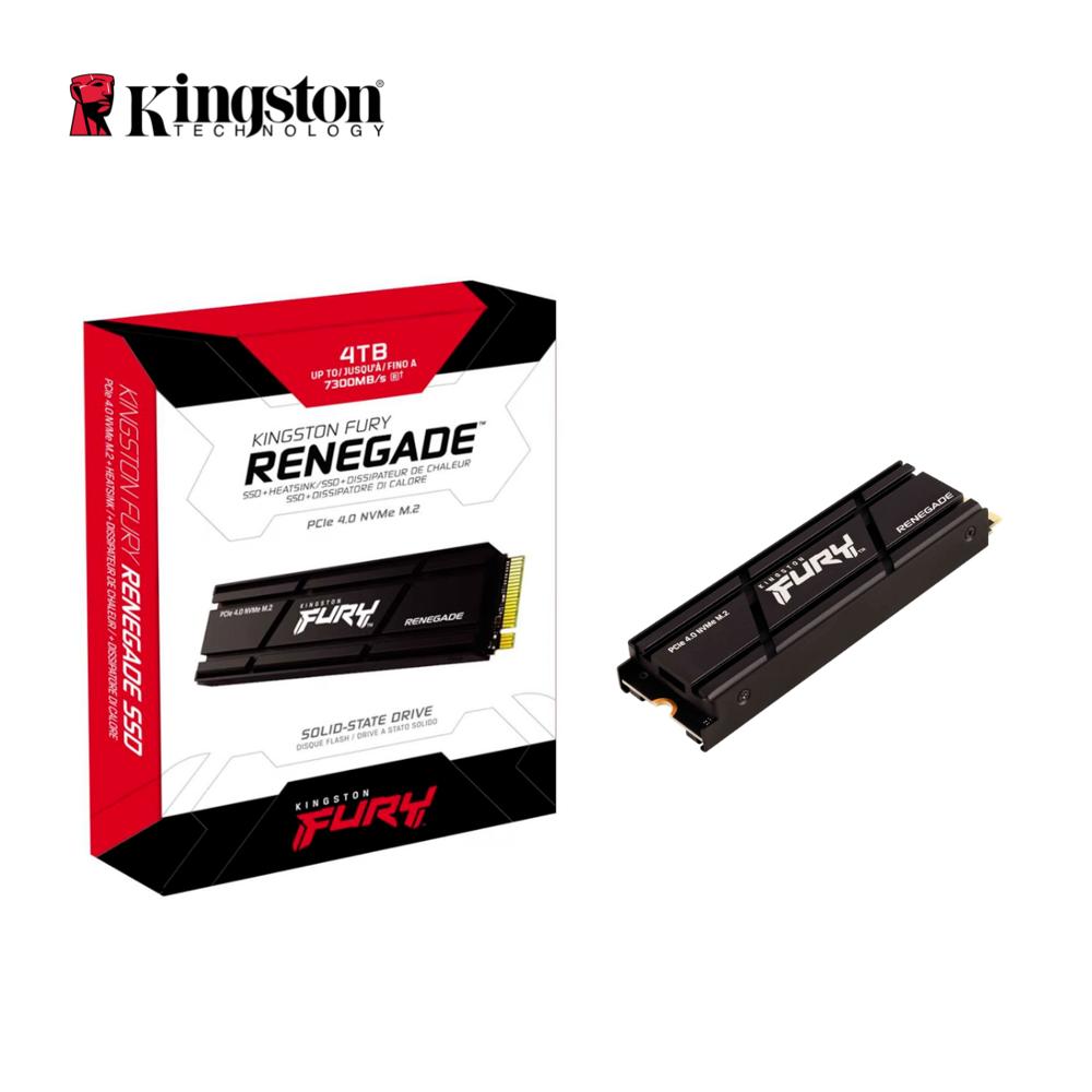 UNIDAD EN ESTADO SOLIDO KINGSTON FURY RENEGADE 4TB M.2 2280 PCIE 4.0 X4 NVME SSD CON DISIPADOR