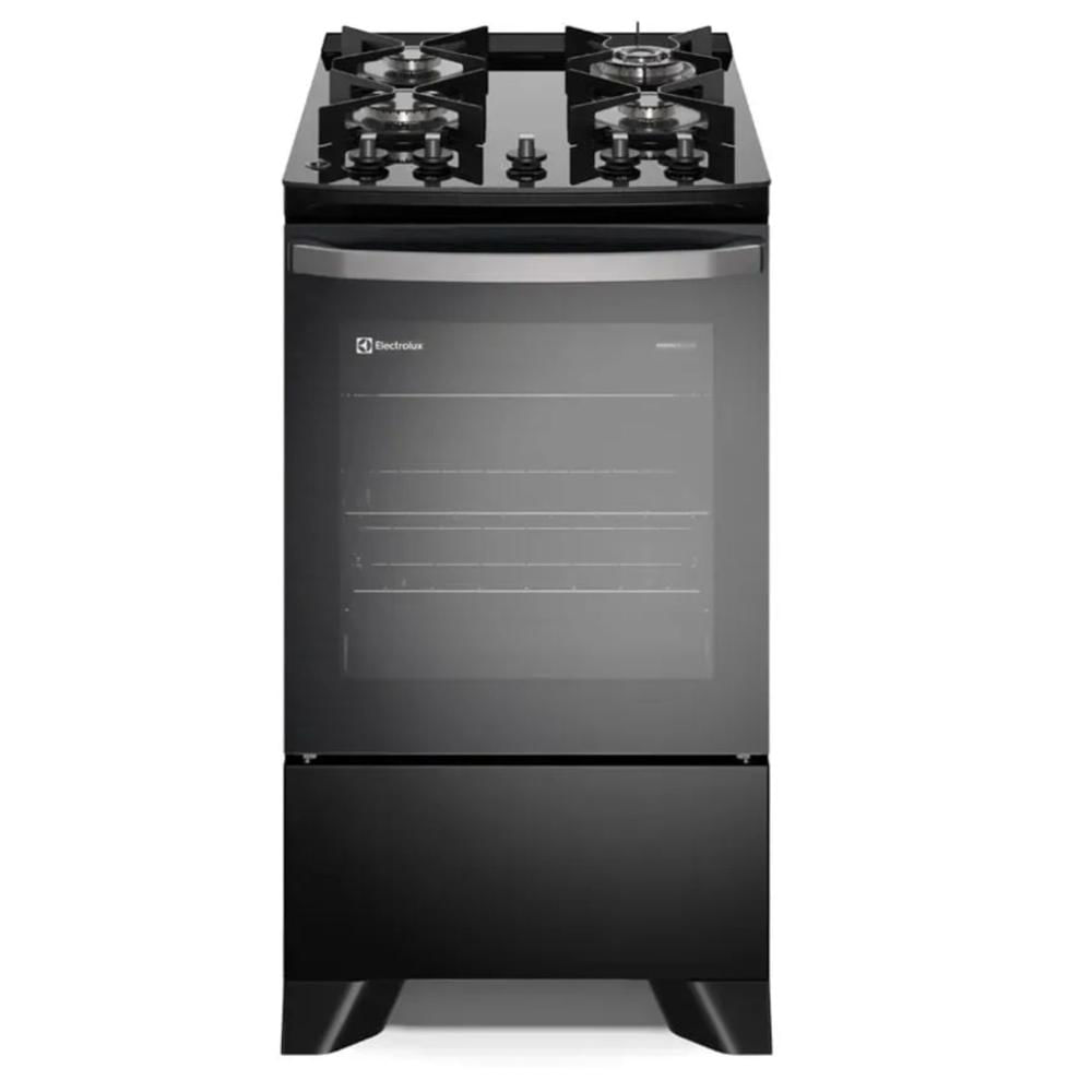 Cocina Electrolux FE4GP4H 4 Hornillas Gas Color Negro