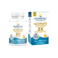 Nordic Naturals Ultimate Omega 2X Aceite de Pescado Sabor Limón 2150mg 60 Geles Suaves