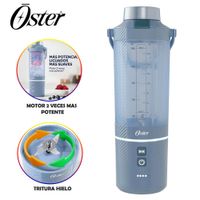 Licuadora Portátil Oster GOMAX 590 ml. para Smoothies Azul BLSTGFP-MH20