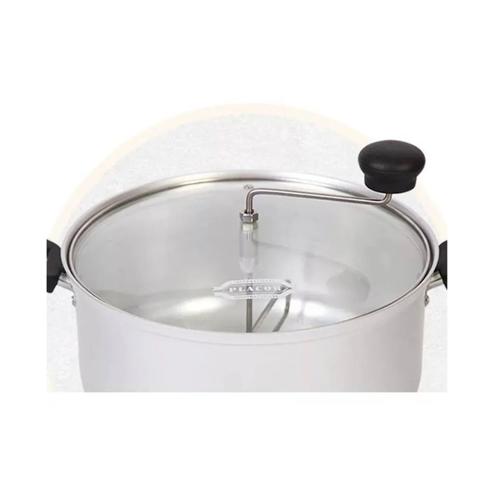 Olla Tostadora Porcorn Cancha Mani AluAnodizado 26cm 0