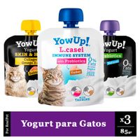 Pack x3 Yogurt para Gatos YowUp Variados 85gr