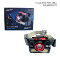 Linterna Frontal Con Reflector Y Zoom 4 Modos Banda Elastica USA CN-L7633