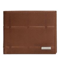 Billetera Tommy Hilfiger Para Hombre 31TL220183-T Bifold Cuero en Relieve Marrón