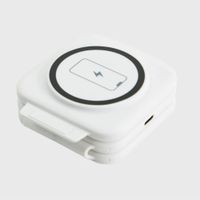 Base de Carga Inalámbrica 15W Qi Ultra Slim Cargador Inalámbrico Rápido Compatible Samsung y iPhone