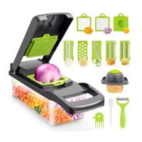 Picador De Verduras y Frutas Para Cocina Verde